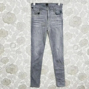 Citizens Of Humanity Rocket High Rise skinny Gray Women's Jeans Stretched 28
